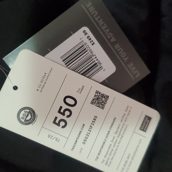 Eddie Bauer Crystal Ridge 75%Down 25% Feather Outerwear Coat Jacket Siz L Allied - Picture 10 of 14